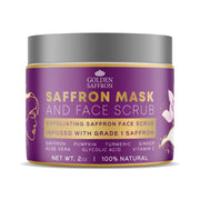 Golden Saffron Face Mask & Scrub