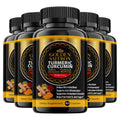 Golden Saffron Turmeric Curcumin + Saffron Extract Vitamins & Supplements Golden Saffron Best Value (5 Bottles) 
